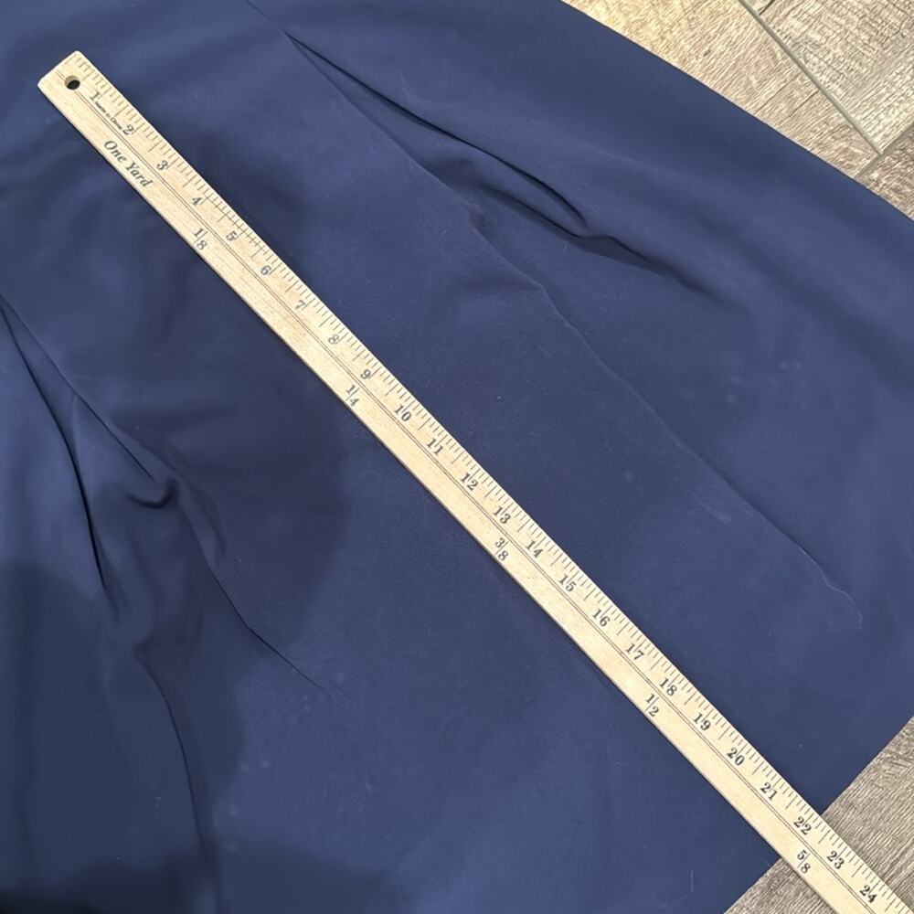 Eliza J Women's Pearl Neckline Sleeveless Shift Dress Dark Navy Size 10 - Picture 6 of 10